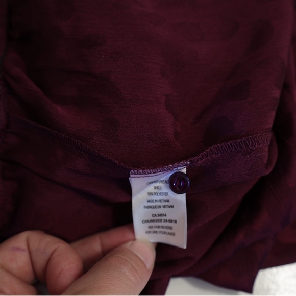 Elegant Purple Blouse Haver blouse plum - Picture 8 of 8